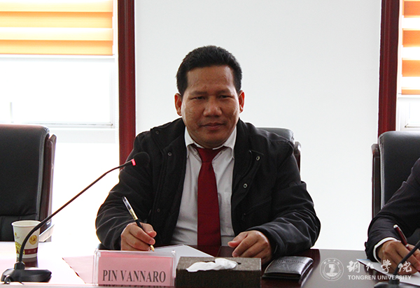 柬埔寨Heng Samrin Thbongkhmum University校长PIN VANNARO一行前来世界杯官网开展校际合作