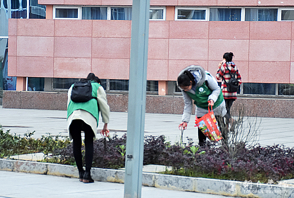 世界杯官网举行团员“一学一做”教育实践活动暨“绿色文明校园我先行”行动启动仪式